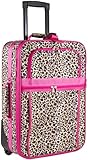 World Traveler Animal Print Collection 20-inch Expandable Carry On Rolling Luggage