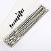 bayite Stainless Steel Wire Keychains 2mm Cable Key Rings Luggage Loops Tag Keepers Heavy Duty Pack of 20 (Cable Length: 6 inches)