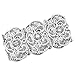 D EXCEED Womens Bohemian Lace Bracelet Vintage Filigree Cuff Bangle Bracelet Wide Stretch Rhinestone Bracelets for Ladies
