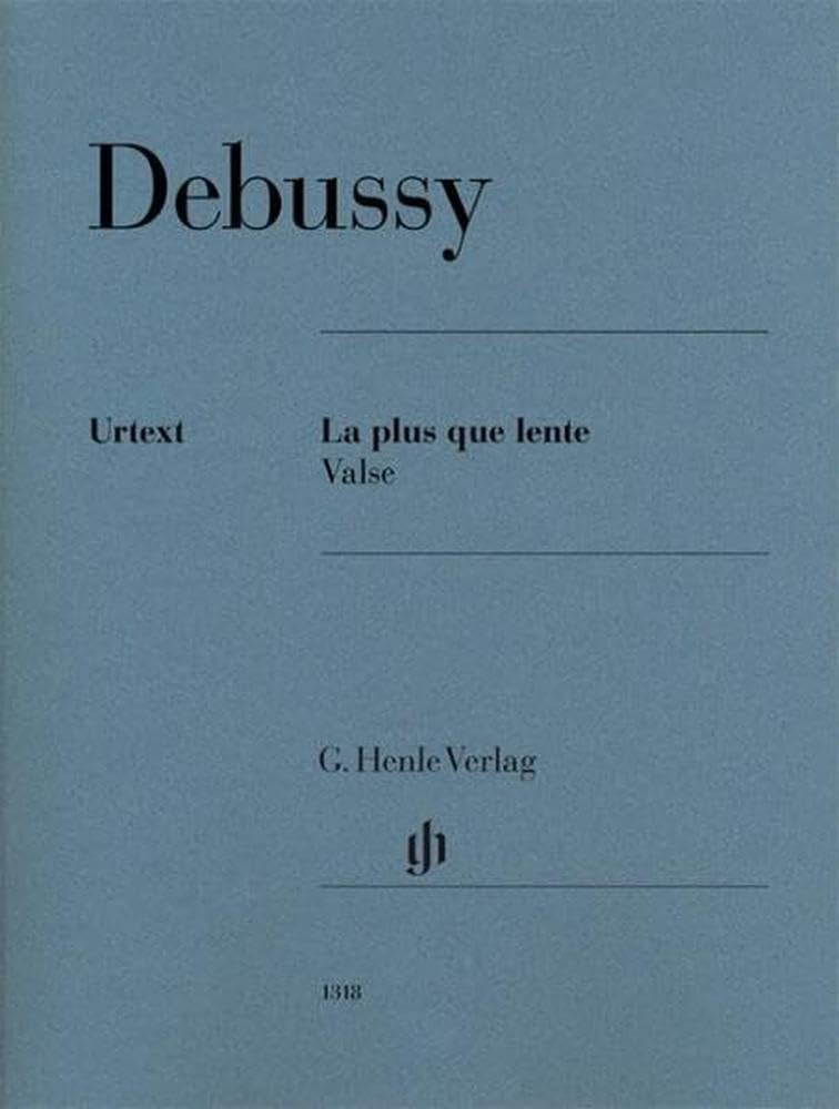 Debussy, Claude - La plus que lente - Valse: Instrumentation: Piano solo