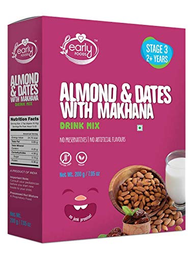 Early Foods Almond & Date with Makhana Drink Mix 200g