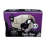 Nightmare Before Christmas JACK Tuxedo Grim Reaper Comfy SNUGGIE Throw Blanket w/Sleeves
