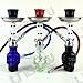 Glass Skull Mini Portable Tobacco Hookah Pipe Approx 7.5
