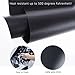 JiaHui Grill Mat Set of 4 - 100% Non-stick BBQ Grill Mats - FDA-Approved, PFOA Free, Reusable and Easy to Clean - Works on Gas , Charcoal , Electric Grill and More - 15.75 x 13 Inch (Black)