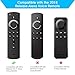 2 Pack Remote Case/Cover for Fire TV Stick 4K,Protective Silicone Holder Lightweight Anti Slip Shockproof for Fire TV Cube/3rd Gen All-New 2nd Gen Alexa Voice Remote Control-Glow Blue,Glow Green