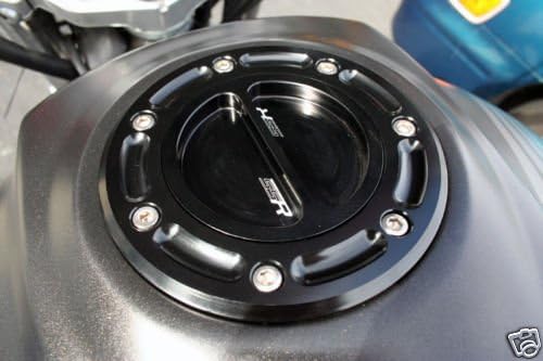 Black Cnc Kawasaki Gas Fuel Cap Ninja 500 500r Ex500 ZRX1100 ZX9RB ZX9RC