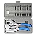 ABN Power Punch Heavy Duty Hole Punch Set – Metal Hole Punch, Heavy Duty Hole Puncher Hand Punch 3/32in to 9/32in