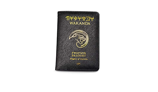 Amazon Com Goldlock Passport Cover Black Panther Passport Case Travel Cover The Passport Asgard Passport Holder Wakada Passport Passport Covers