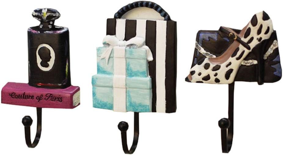 Perchas para colgar abrigos de pared creativas de tacones altos