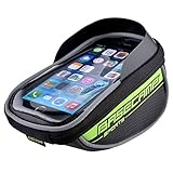Allnice® U Type Design 5.5'' Waterproof Toucscreen Dual Zipper 2.5L Capacity Mountain Bike Road Bicycle Cycling Front Frame Bag Tube Pannier Saddle Bag Fit for iPhone 6 Plus / iPhone 6 / Galaxy Note2 / Galaxy S5 and etc