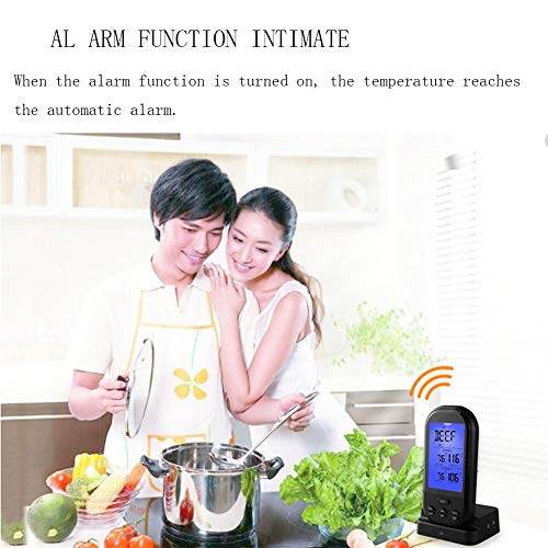 image for Donteec Wireless Remote Digital Cooking Food Meat Thermometer, Double 