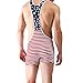 YiZYiF Men's One Piece American Flag Sport Bodysuit Leotard Gym Outfit Underwear Large