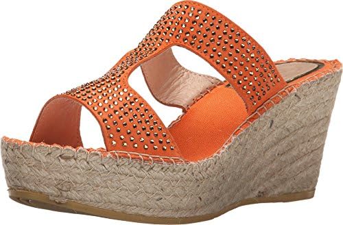 Vidorreta Women's Lisa Orange Sandal 38 (US Women's 7-7.5) M