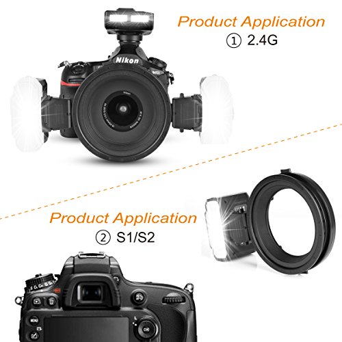 Meike MK-MT24N Macro Twin Lite Flash Compatible with Nikon Digital SLR Cameras