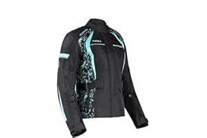 PANDA CYCLE GEAR Motorcycle Jacket for Women All Weather Waterproof CE Armored Enduro Dual Sports Motorbike Riding Touring Adventure Jackets