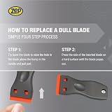 Zep Sticky Stuff Remover 250ml Bundle with Scraper Tool & 10 Blades view 5