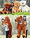 Fengheshun Super Giant Teddy Bear Outer Cover Animal Toy Huge Bear Shell Purple (Not Filled),Give Girlfriend The Best Gift On Valentine's Day (Brown, 1.8m)