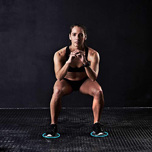 A AZURELIFE Exercise Core Sliders, 2 Pack Dual Sided Exercise Gliding Discs Use on All Surfaces, Light and Portable, Perfect for Abdominal&Core Workouts - Thumbnail 4