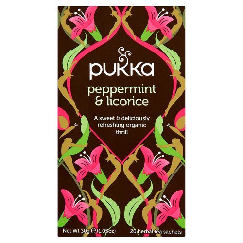 Pukka Peppermint & Licorice Herbal Tea 20 Count