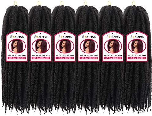 Roktress Marley Braids Hair 100 Kanekalon Synthetic Fiber Twist