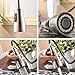 Commercial Stainless Steel Single Handle Pull Down Sprayer Kitchen Sink Faucet, Brushed Nickel Kitchen Faucet With Deck Plate