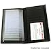 Alpine Swiss Set of 2 Checkbook Plastic Insert 6 Page Card Holder Picture Window