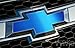 VViViD Auto Emblem Vinyl Wrap, Matte Blue Metallic, Compatible with Chevy Bowtie Logo 11.8 Inches x 4 Inches Sheets (x2)