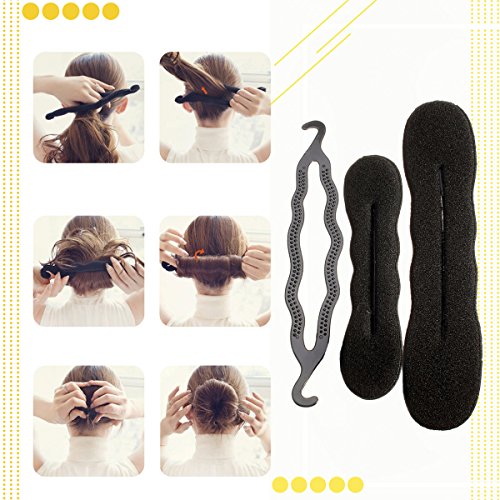 image for Y.F.M LuckyFine 19 Pcs Hair Styling Accessories Kit Set, Hair Design S