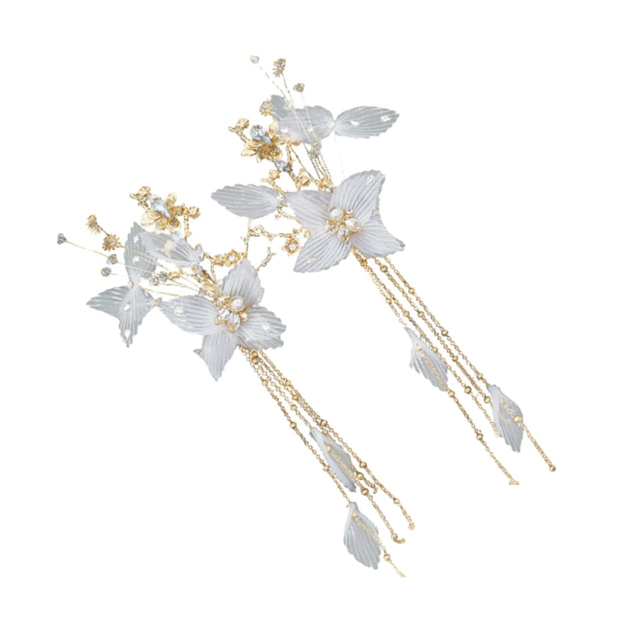 Minkissy Accesorios Para Mujer 2pcs Chinese Traditional Style Hair Clip Hanfu Classical Tassel Hairpin Hair Accessories Hanfu Hair Accessories