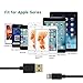 Ancerson Lightning Cable 3ft and 6 ft 1-3 Packs for choice iPhone Charging Cable Nylon Braided Durable and Fast Charging USB Cable for iPhone 7/ 7 Plus/ 6/ 6 Plus/ iPad iPod (6ft-1 pack)