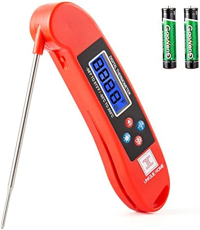 Felicite Home DFTR01 Remote Wireless Digital Kitchen Cooking Food Meat Thermometer with Timer for BBQ Smoker Grill Oven, 300 Feet Range