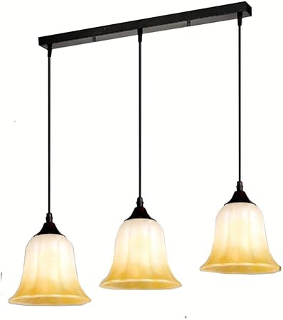 Amazon Com Modern 3 Frosted Glass Cups Hanging Dining Room