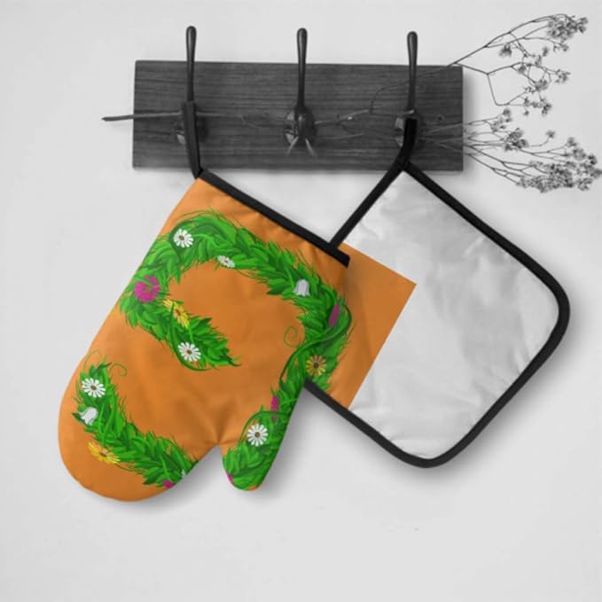 WJJSXKA Oven Mitts Cute Attrctive Particluar Letter G Oven