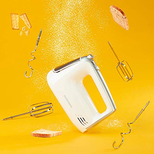 Hand Mixer Electric, REDMOND Handheld Mixer 5Speed Compact with Turbo