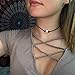 ❤️Jonerytime❤️Single Handmade Freshwater Pearl Choker Necklace On Black Cord for Women-2Pcs