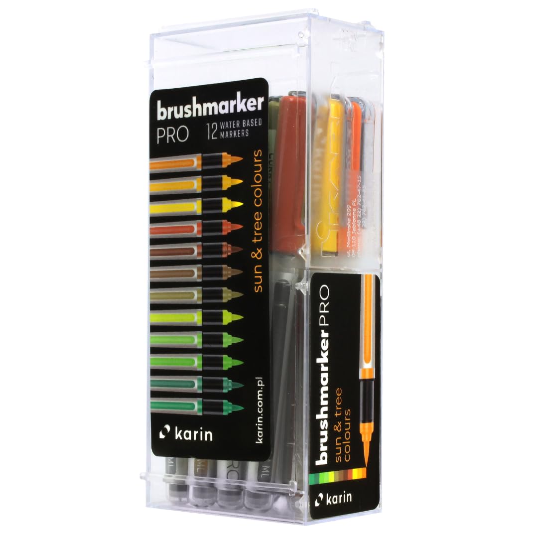 "KARIN Brushmarker PRO 12""Sun and Tree Colours"" Set", 27C3