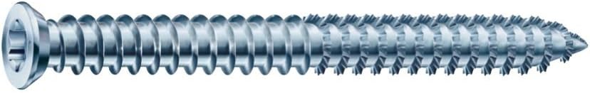 SPAX RA 1021010751005 Frame Anchor 7.5 x 100 Countersunk Head Torx 30 Galvanised for Dowelless Screw Connection Pack of 100 Metallic