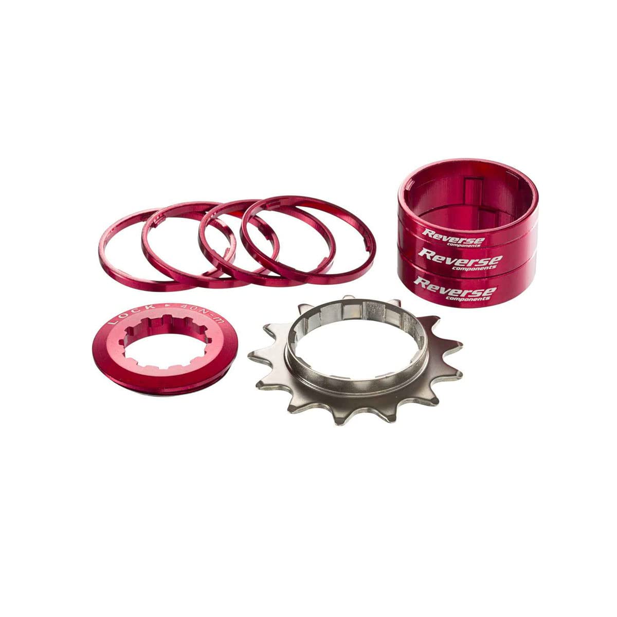 Reverse Single Speed Kit - Cassette - rouge 2014 cassette 8 vitesses