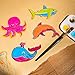 Bright Creations Unfinished Wood Cutouts for DIY Crafts (24 Pack), Ocean Animals