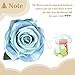 Silk Rose Blue 10 Heads SOLEDI Artificial Flower French Rose Fake for Bridal Bouquet Wedding Living Room Table Home Garden Decoration