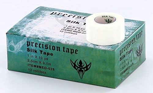 Silk Precision Surgical Medical Tape 1 Inch - 1 case of 12 Rolls
