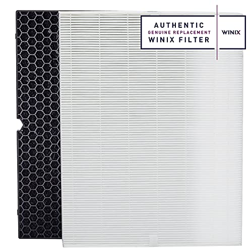 Genuine Winix 116130 Replacement Filter H for 5500-2 Air Purifier , 16.25L x 12.5W x 1.5Th, White, Packaging May Vary
