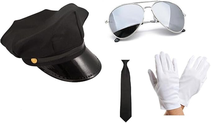 driving hat and gloves