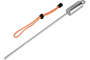 VGEBY Diving Pointer, Stainless Steel Lobster Tickle Pointer Underwater Shaker Noise Maker Diving Diving Stick Rod with Lanyard (Orange)