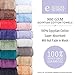 800 GSM 100% Egyptian Cotton 6-Piece Towel Set - Premium Hotel Quality Towel Sets - Heavy Weight & Absorbent - 2 Bath Towels 30