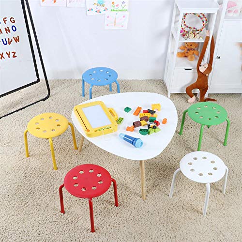 4 Yaheetech+Plastic+Stack+Stools+Classroom