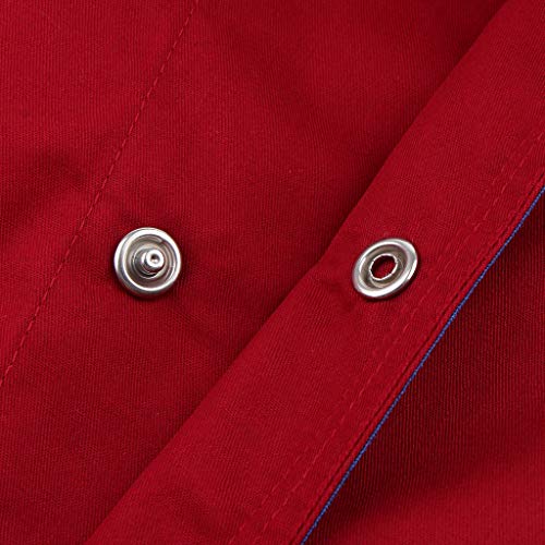 image for Prettyia Breathable Summer Chef Jackets Coat Short Sleeves Kitchen Uni