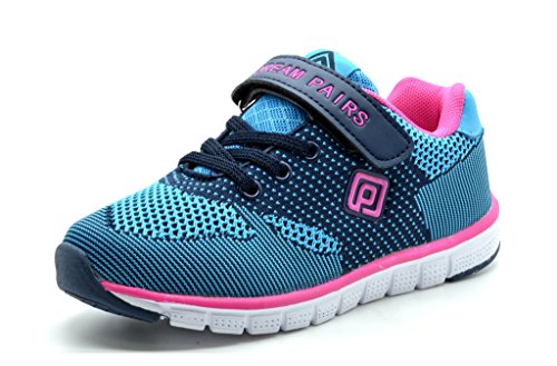 girls navy velcro trainers