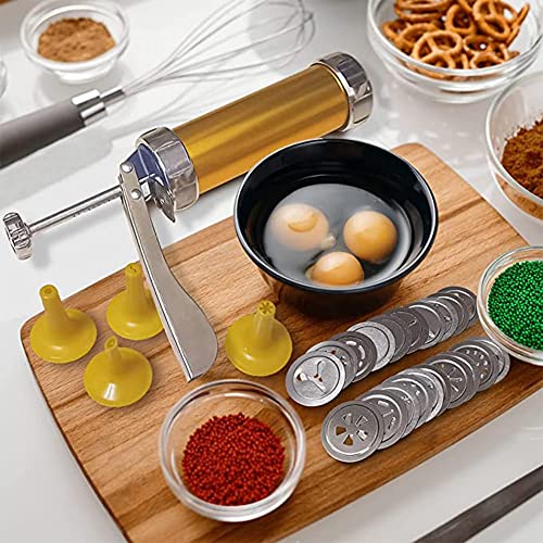 Cookie Maker Machine for Baking with 20 Stainless Steel Cookie discs