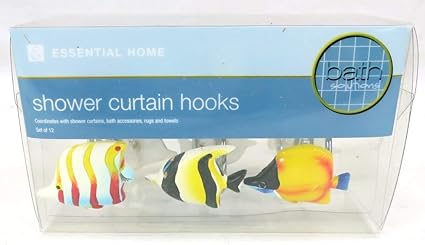 Buy Essential Home Allure Fish Wish Tropical Fish Shower Curtain